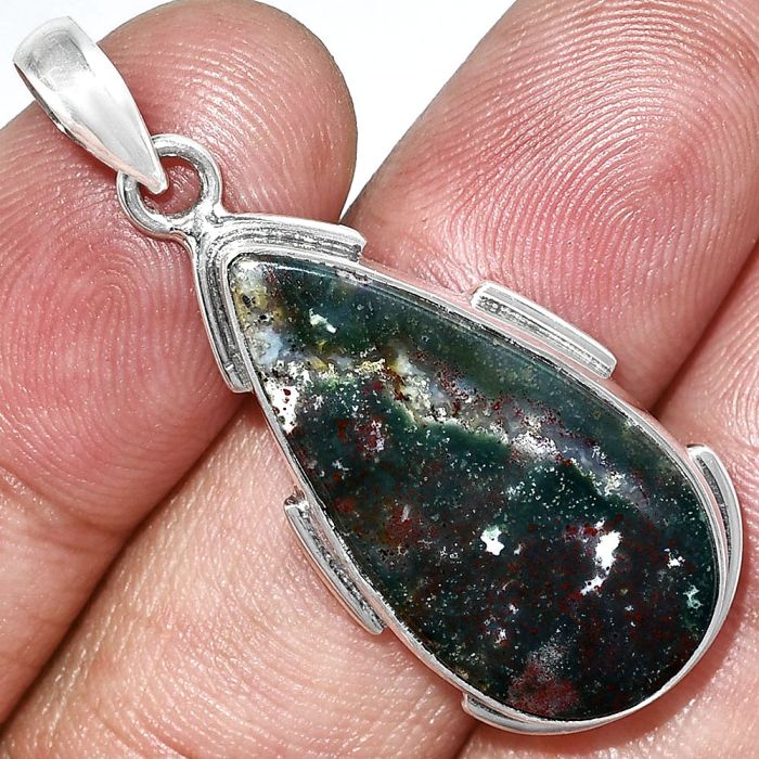 Russian Eudialyte Pendant SDP153914 P-1072, 14x28 mm