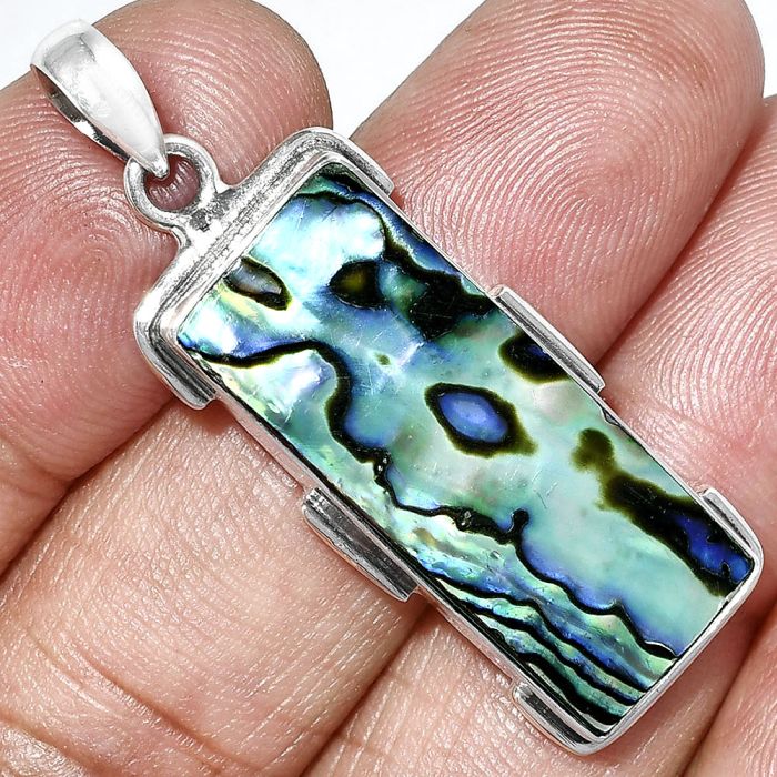 Abalone Shell Pendant SDP153956 P-1072, 12x30 mm