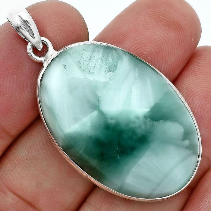 Hemimorphite Pendant SDP157196 P-1001, 21x32 mm