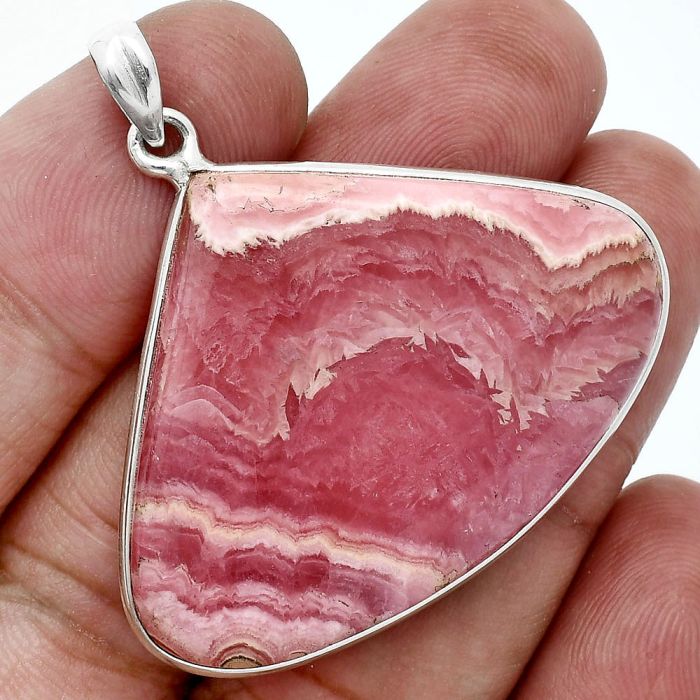 Rhodochrosite Argentina Pendant SDP157203 P-1001, 31x42 mm