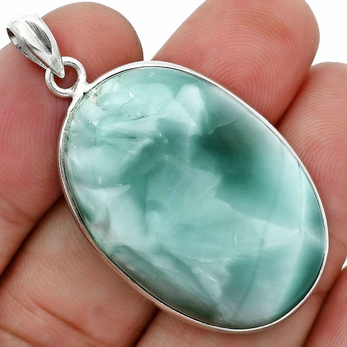 Hemimorphite Pendant SDP157216 P-1001, 23x33 mm