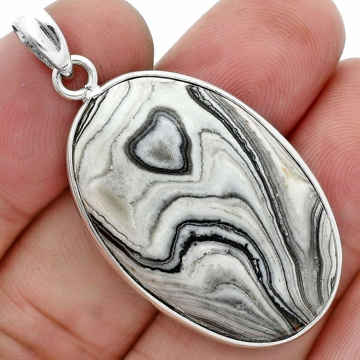 Crazy Lace Agate Pendant SDP157229 P-1001, 21x33 mm