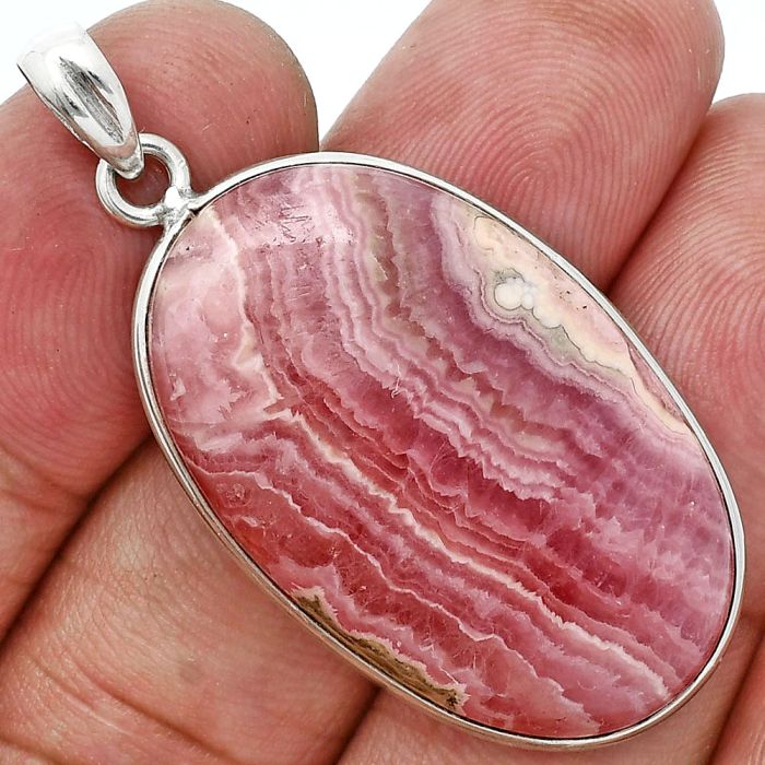 Rhodochrosite Argentina Pendant SDP157277 P-1001, 20x33 mm