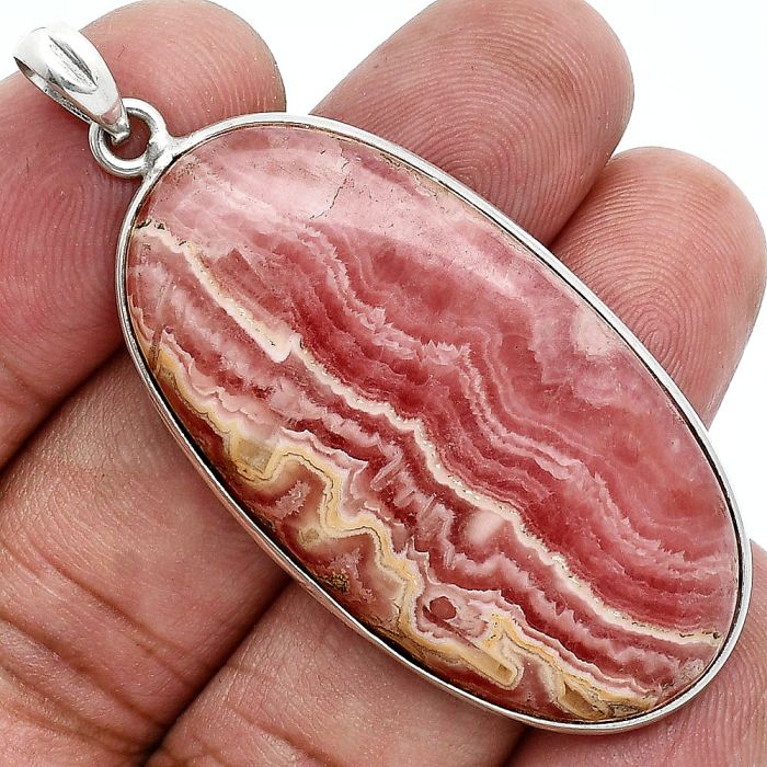 Rhodochrosite Argentina Pendant SDP157292 P-1001, 23x43 mm