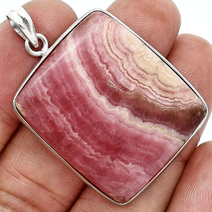 Rhodochrosite Argentina Pendant SDP157304 P-1001, 27x31 mm