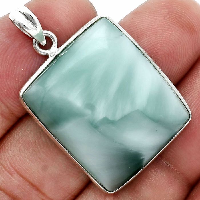 Hemimorphite Pendant SDP157320 P-1001, 22x26 mm