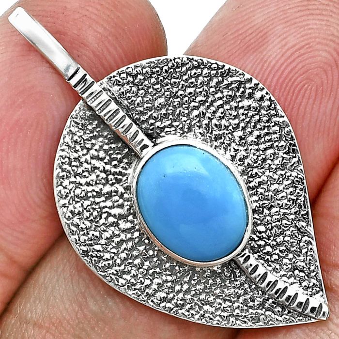 Sleeping Beauty Turquoise Pendant SDP157400 P-1218, 8x10 mm