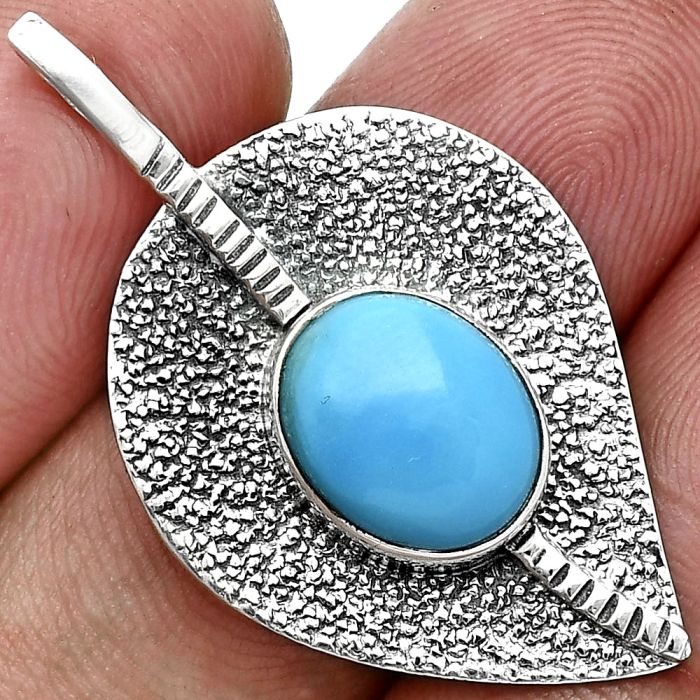 Sleeping Beauty Turquoise Pendant SDP157404 P-1218, 9x11 mm