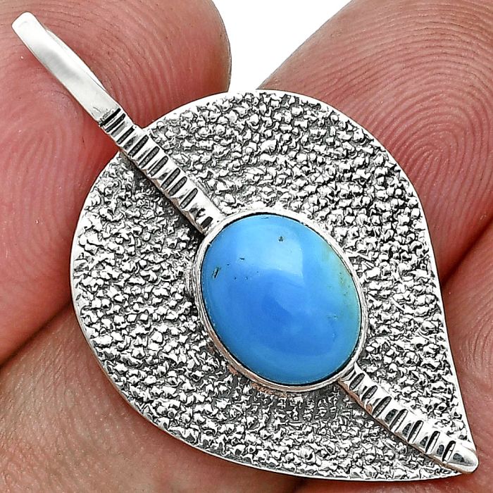 Sleeping Beauty Turquoise Pendant SDP157408 P-1218, 8x10 mm