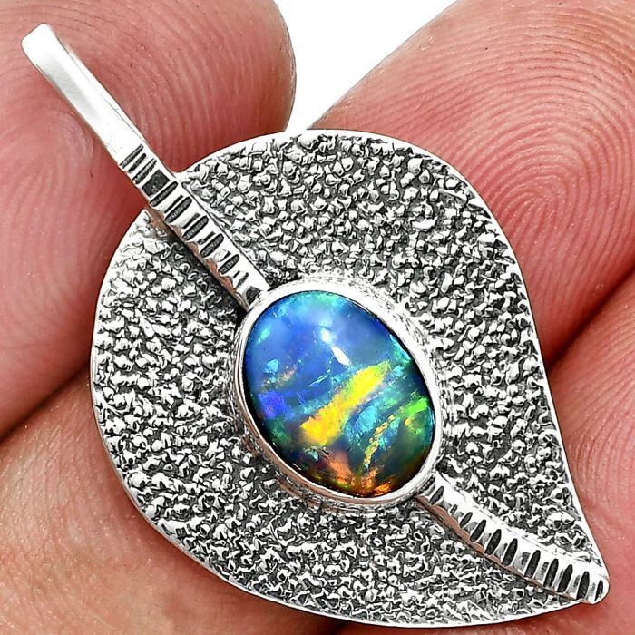 Ethiopian Opal Pendant SDP157425 P-1218, 8x10 mm