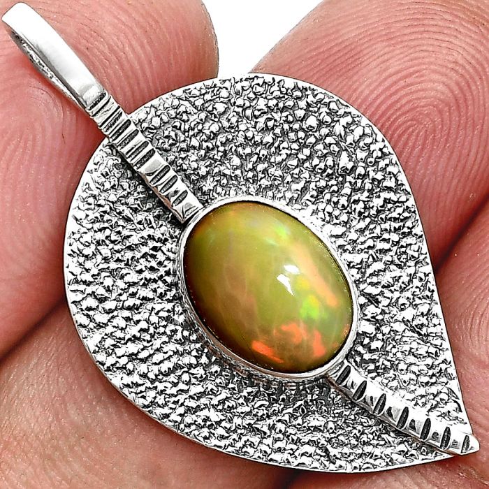 Ethiopian Opal Pendant SDP157430 P-1218, 8x10 mm