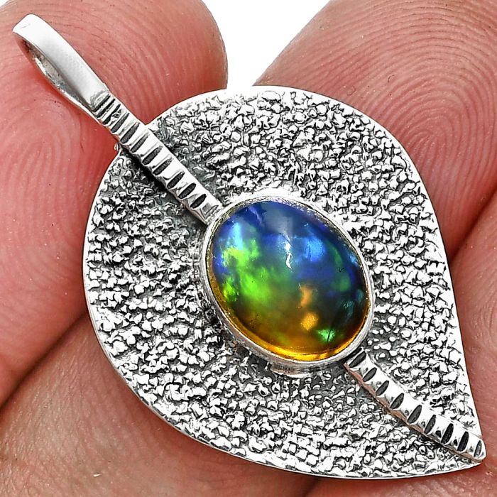 Ethiopian Opal Pendant SDP157431 P-1218, 8x10 mm