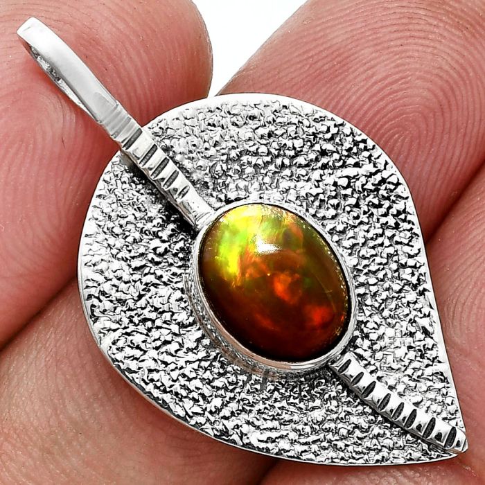 Ethiopian Opal Pendant SDP157432 P-1218, 8x10 mm