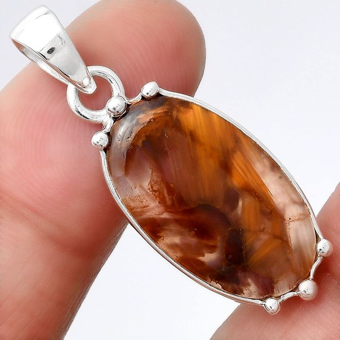 Natural Pietersite Pendant SDP77384 P-1349, 13x22 mm