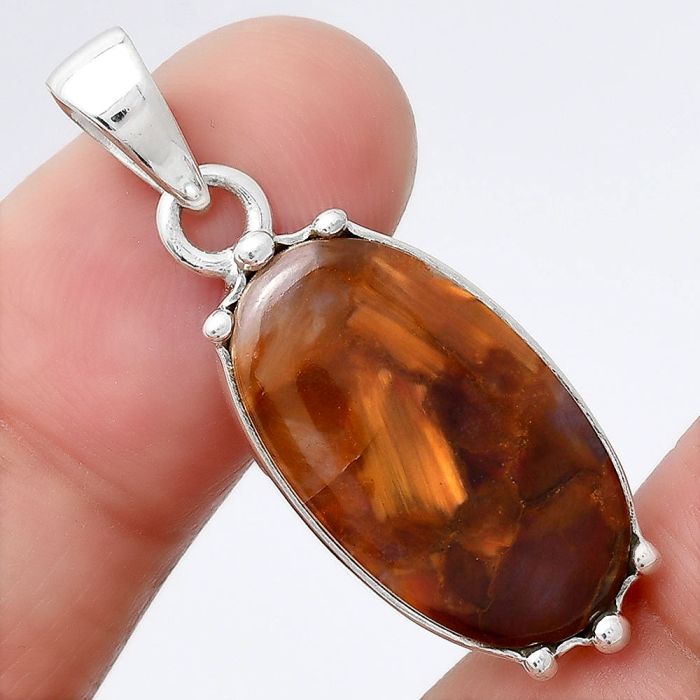 Natural Pietersite Pendant SDP77390 P-1349, 13x22 mm