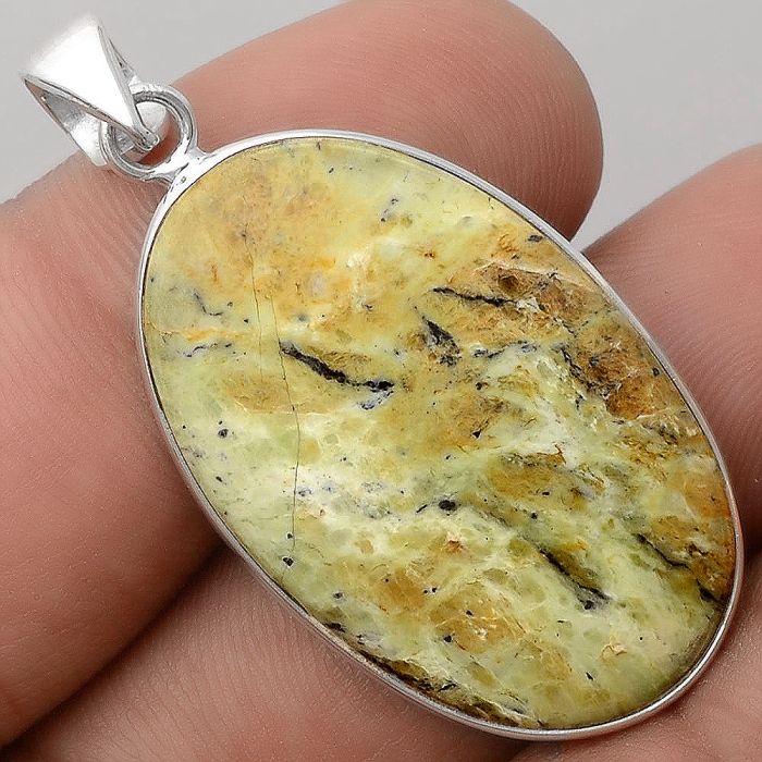 Natural Morrisonite Jasper Pendant SDP88253 P-1001, 20x32 mm