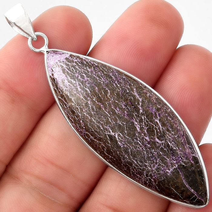 Natural Purpurite - South Africa Pendant SDP89209 P-1001, 19x49 mm