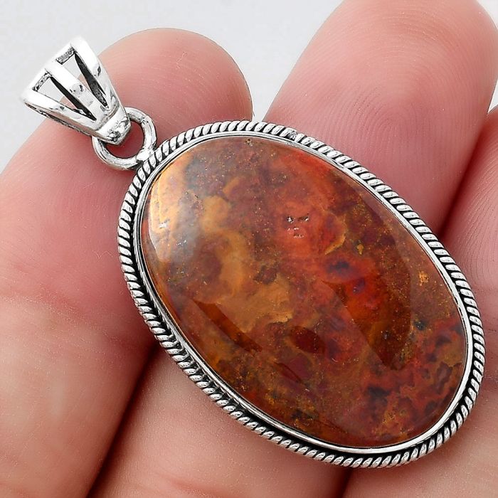 Natural Rare Cady Mountain Agate Pendant SDP94702 P-1056, 18x28 mm