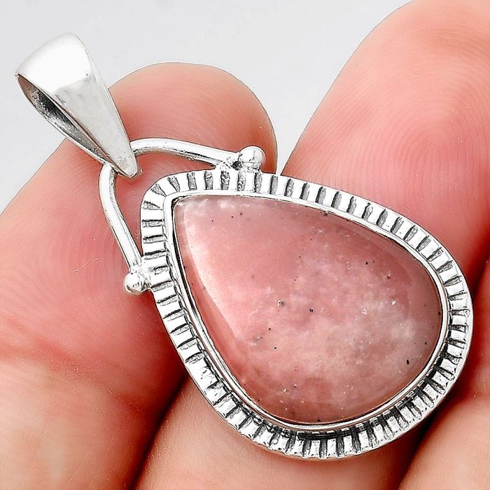 Natural Guava Quartz - Brazil Pendant SDP95531 P-1367, 15x20 mm