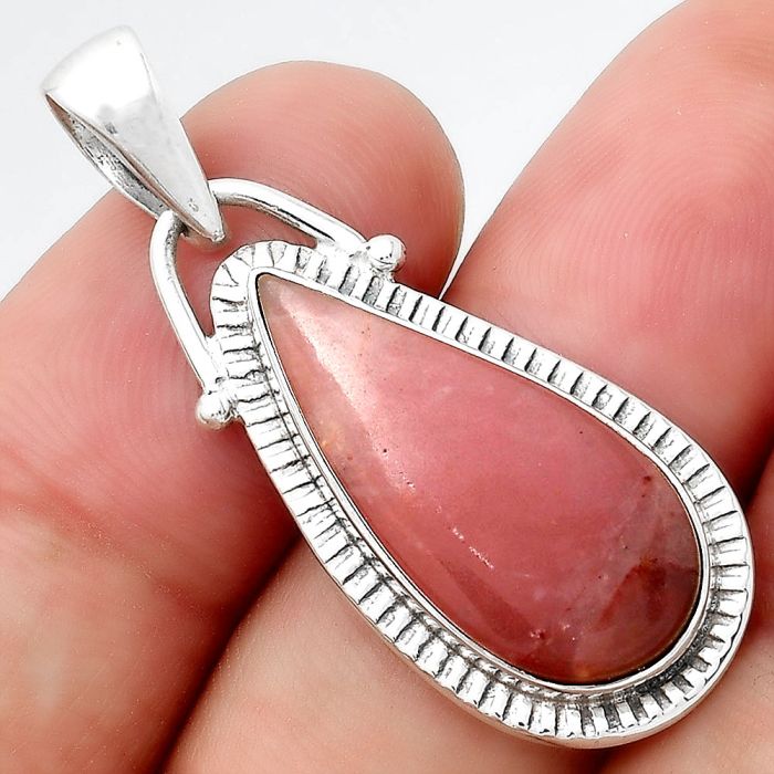 Natural Guava Quartz - Brazil Pendant SDP95533 P-1367, 11x24 mm