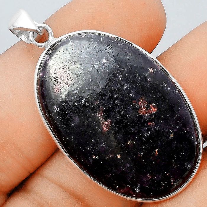 Natural Purple Aventurine Pendant SDP97585 P-1001, 24x36 mm