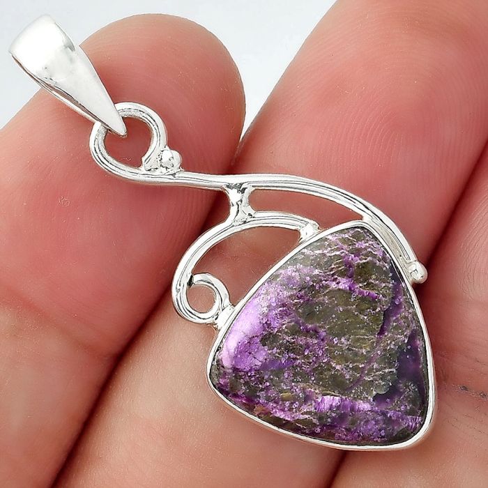 Natural Purpurite - South Africa Pendant SDP99479 P-1352, 16x16 mm