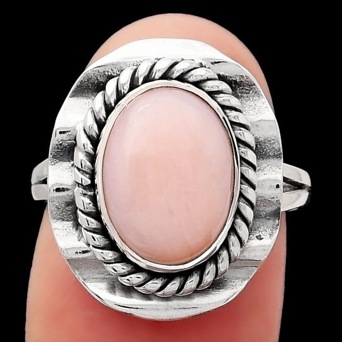 Natural Pink Opal - Australia Ring size-7 SDR114436 R-1212, 9x12 mm