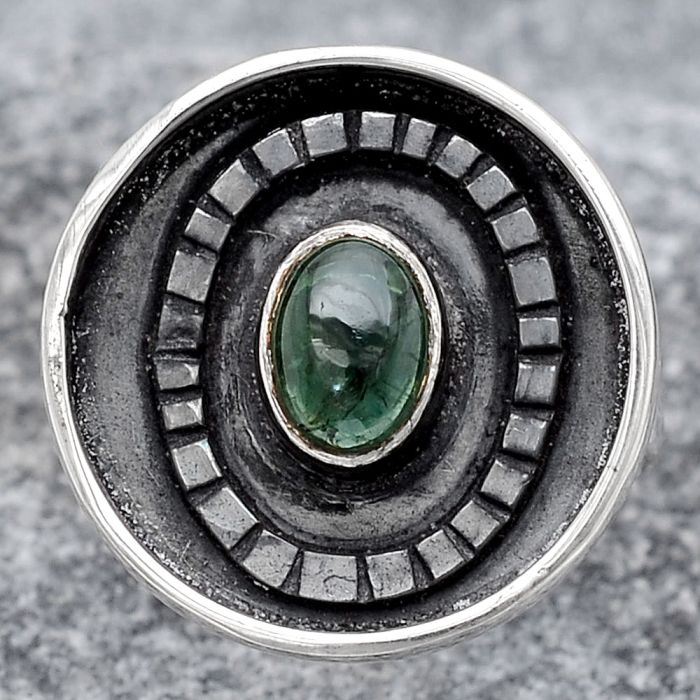 Natural Multi Tourmaline Ring size-7 SDR116797 R-1080, 5x7 mm