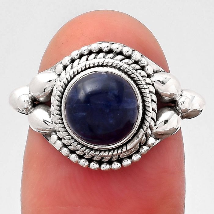 Natural Lapis - Afghanistan Ring size-7 SDR118685 R-1286, 8x8 mm