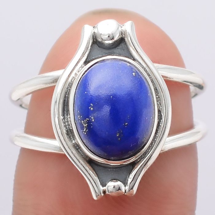 Natural Lapis - Afghanistan Ring size-7 SDR119867 R-1663, 8x10 mm