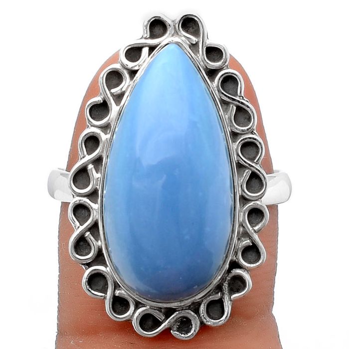 Natural Owyhee Opal Ring size-9.5 SDR121848 R-1164, 11x21 mm