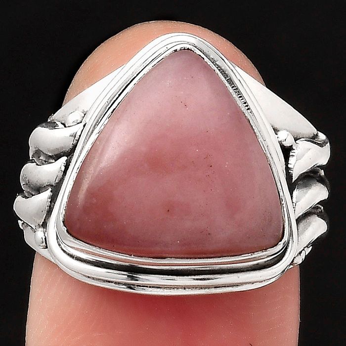 Natural Guava Quartz - Brazil Ring size-7 SDR126817 R-1470, 13x13 mm