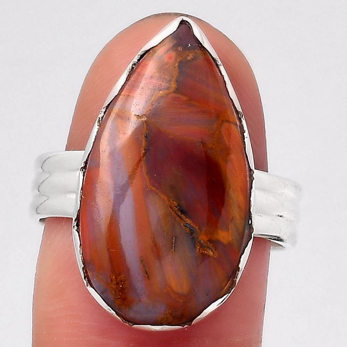 Natural Pietersite - Namibia Ring size-8 SDR127295 R-1338, 12x22 mm