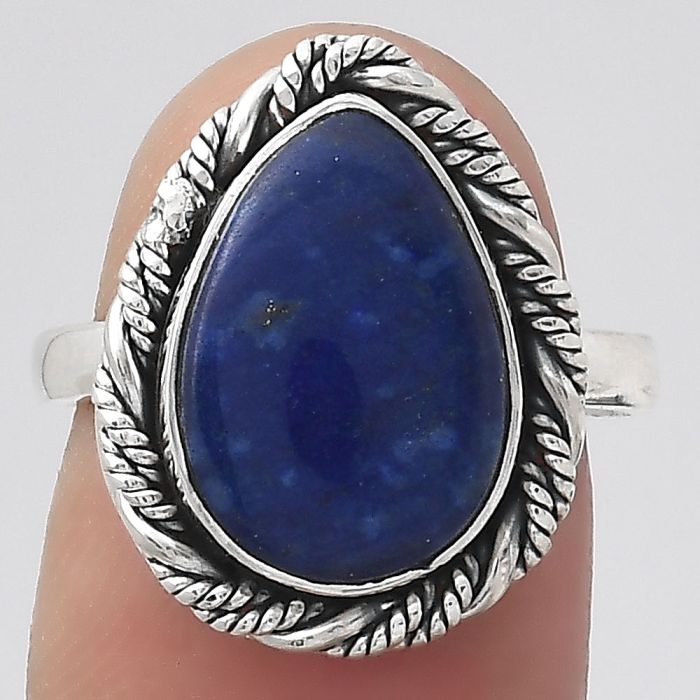 Natural Lapis - Afghanistan Ring size-7 SDR129537 R-1013, 10x14 mm