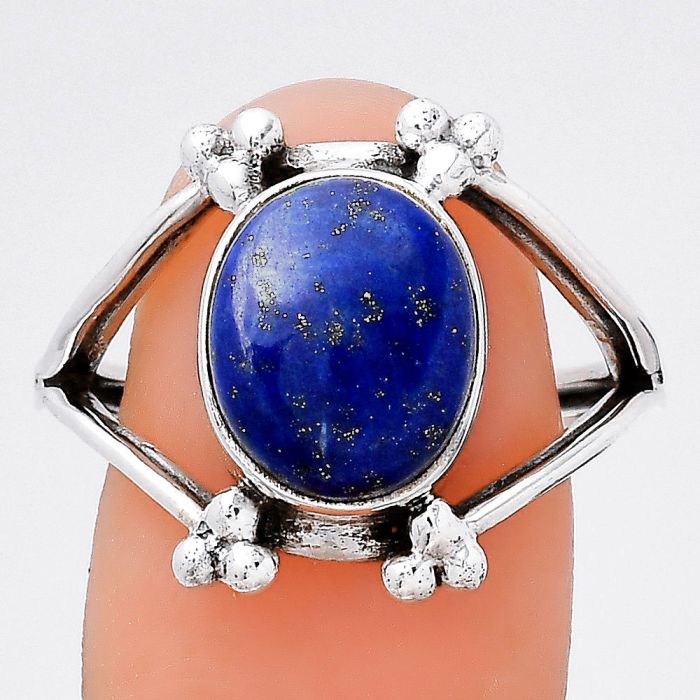 Natural Lapis - Afghanistan Ring size-8.5 SDR133746 R-1246, 9x11 mm