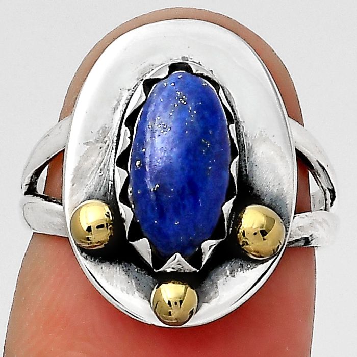 Natural Lapis - Afghanistan Ring size-6 SDR133995 R-1503, 6x11 mm