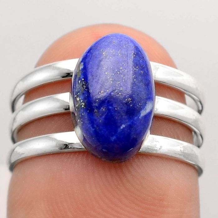 Natural Lapis - Afghanistan Ring size-7 SDR135651 R-1003, 8x12 mm