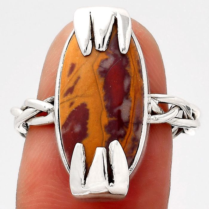 Natural Noreena Jasper Ring size-8 SDR138404 R-1650, 9x19 mm