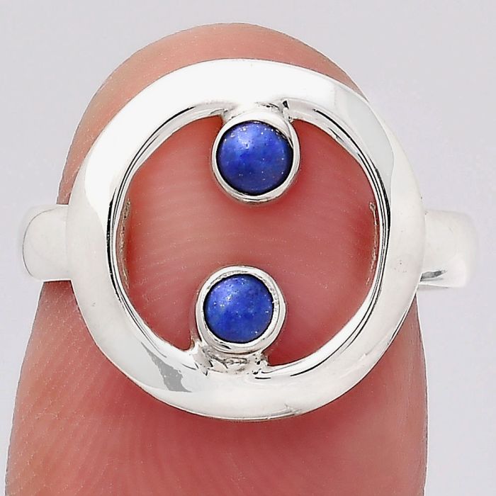 Natural Lapis - Afghanistan Ring size-7 SDR138782 R-1540, 3x3 mm