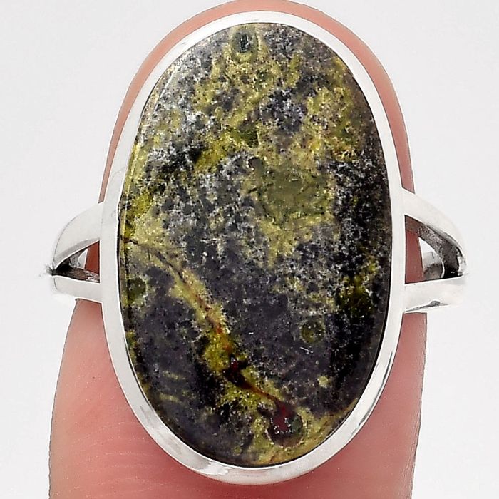 Dragon Blood Stone - South Africa Ring size-7 SDR140063 R-1005, 13x20 mm