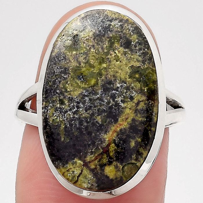 Dragon Blood Stone - South Africa Ring size-7 SDR140081 R-1005, 13x21 mm