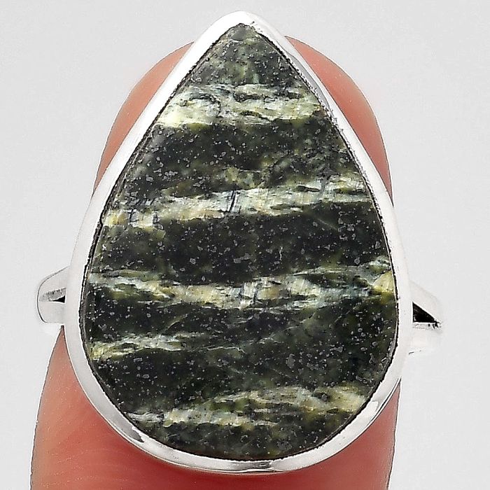 Natural Chrysotile Ring size-7 SDR140173 R-1005, 15x21 mm