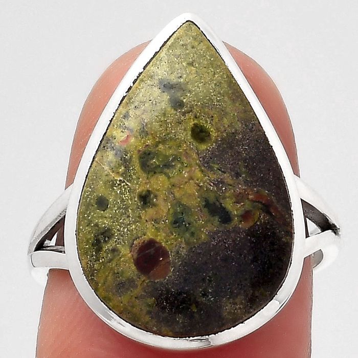 Dragon Blood Stone - South Africa Ring size-7 SDR140275 R-1005, 13x20 mm