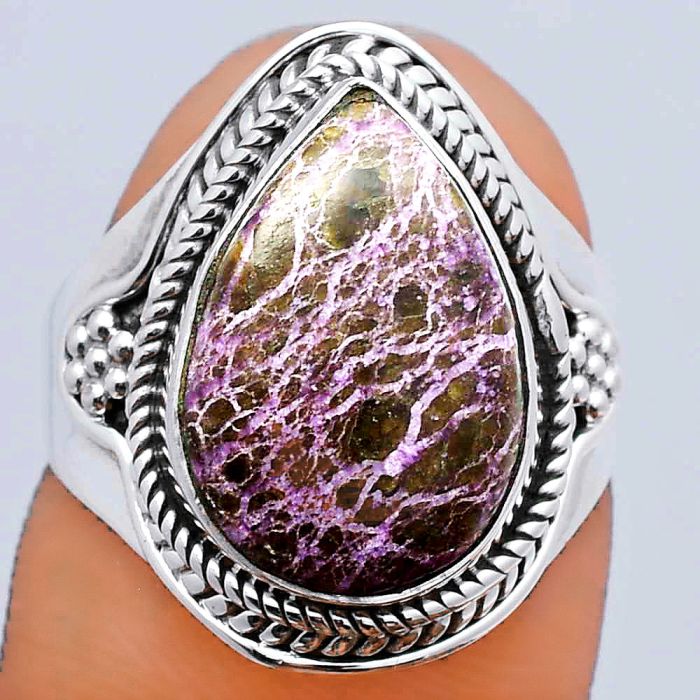 Natural Purpurite - South Africa Ring size-7 SDR141930 R-1312, 11x15 mm