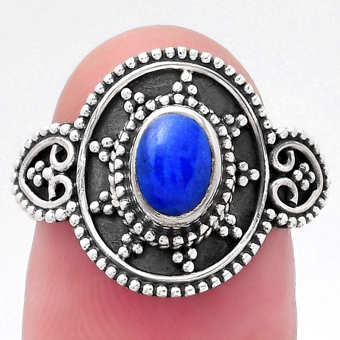 Natural Lapis - Afghanistan Ring size-8 SDR148679 R-1656, 5x7 mm