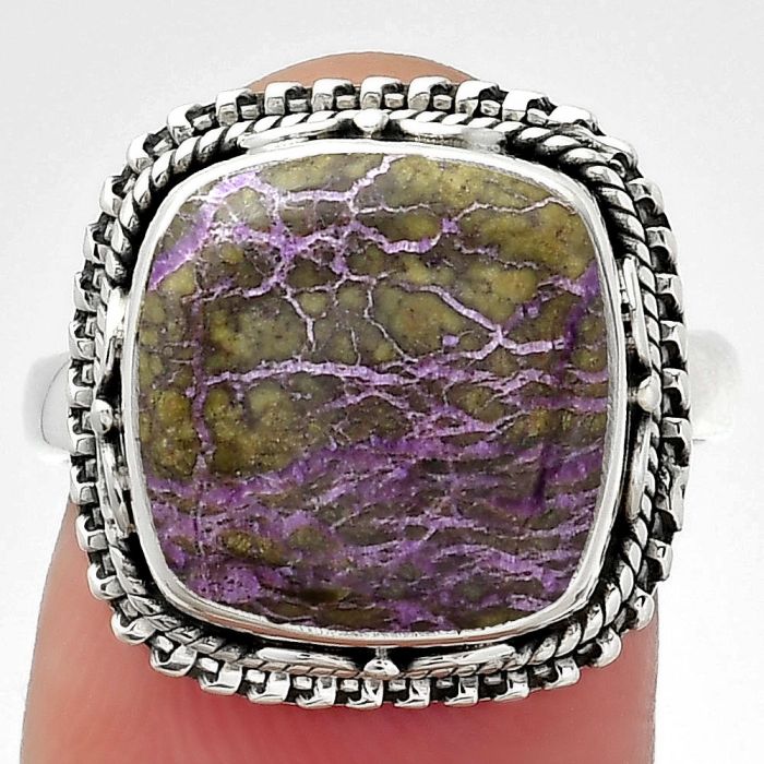 Natural Purpurite - South Africa Ring size-7 SDR151040 R-1279, 13x13 mm