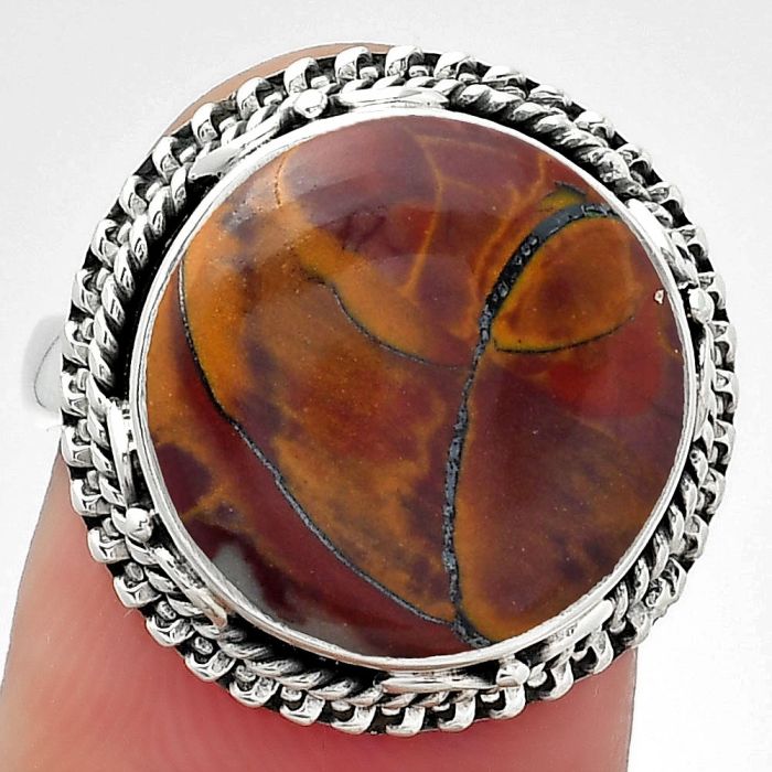 Natural Noreena Jasper Ring size-7 SDR151045 R-1279, 14x14 mm