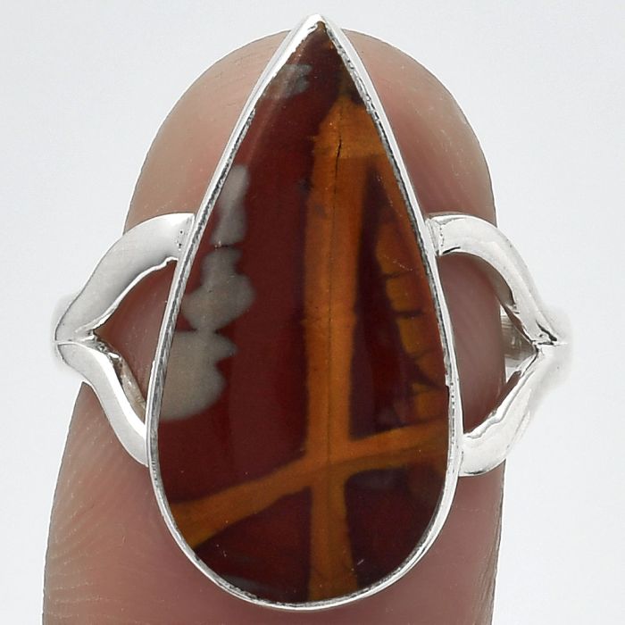 Natural Noreena Jasper Ring size-7.5 SDR151976 R-1002, 11x21 mm