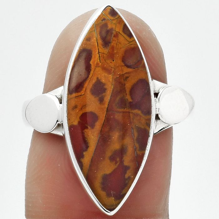 Natural Noreena Jasper Ring size-8 SDR152092 R-1715, 10x23 mm