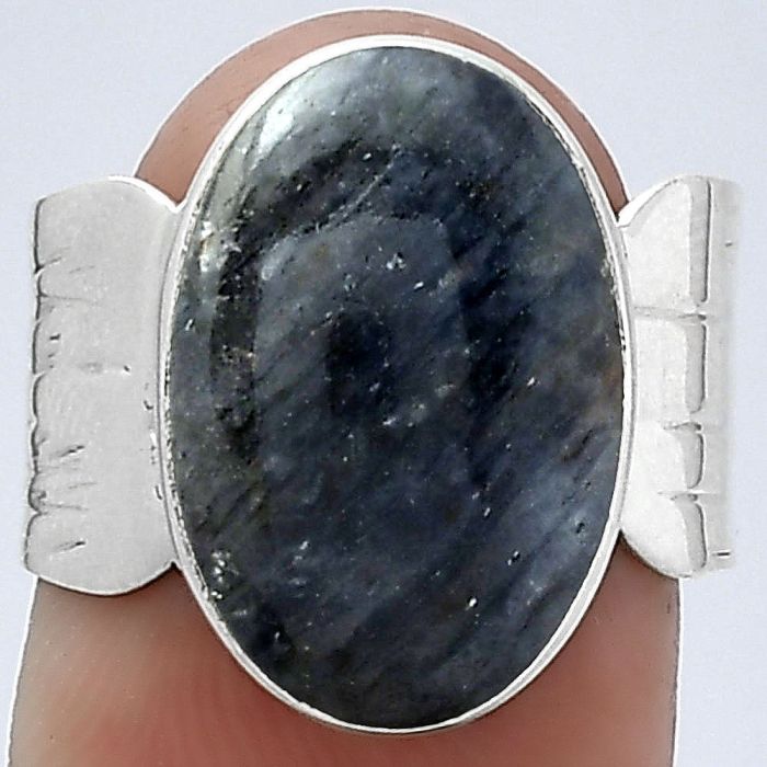 Natural Purple Aventurine Ring size-7 SDR154349 R-1450, 11x17 mm